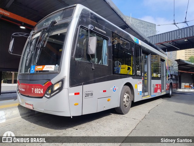 Viação Gatusa Transportes Urbanos 7 6924 na cidade de São Paulo, São Paulo, Brasil, por Sidney Santos. Número da foto: #13253320.
