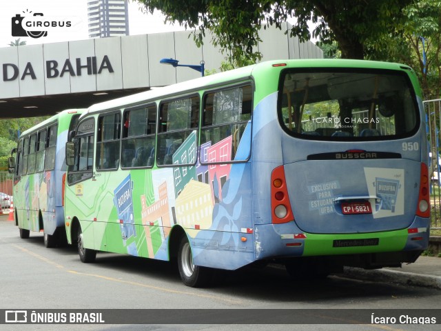 ATT - Atlântico Transportes e Turismo 950 na cidade de Salvador, Bahia, Brasil, por Ícaro Chagas. Número da foto: #13254974.