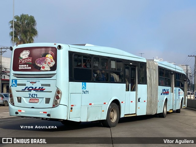 SOUL - Sociedade de Ônibus União Ltda. 7471 na cidade de Porto Alegre, Rio Grande do Sul, Brasil, por Vitor Aguilera. Número da foto: #13255257.