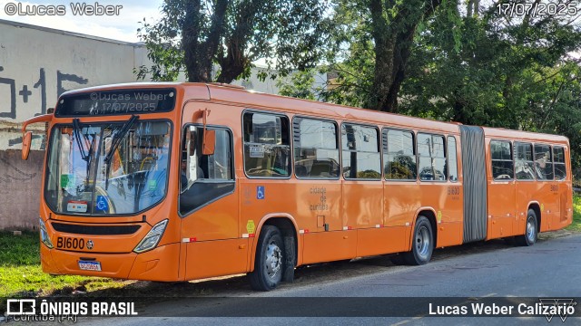 Transporte Coletivo Glória BI600 na cidade de Curitiba, Paraná, Brasil, por Lucas Weber Calizario. Número da foto: #13253363.