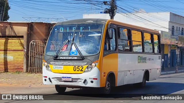 Grande Ocidental 052 na cidade de Novo Gama, Goiás, Brasil, por Leozinho Sensação. Número da foto: #13256028.