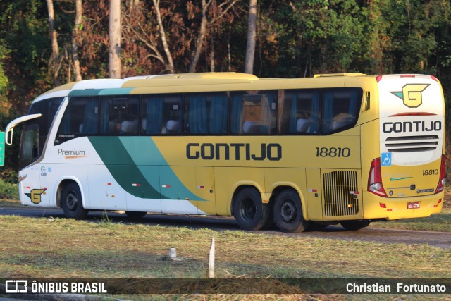 Empresa Gontijo de Transportes 18810 na cidade de Manhuaçu, Minas Gerais, Brasil, por Christian  Fortunato. Número da foto: #13256010.