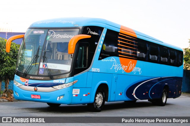 Empresa de Ônibus Pássaro Marron 5875 na cidade de São Paulo, São Paulo, Brasil, por Paulo Henrique Pereira Borges. Número da foto: #13255765.