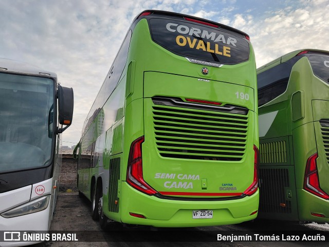 Cormar Bus 190 na cidade de Estación Central, Santiago, Metropolitana de Santiago, Chile, por Benjamín Tomás Lazo Acuña. Número da foto: #13254921.