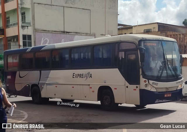 Expressa Transportes 8002 na cidade de Barra de São Francisco, Espírito Santo, Brasil, por Gean Lucas. Número da foto: #13253386.