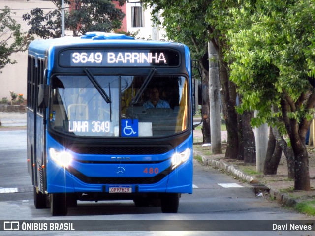 São Jorge Auto Bus 480 na cidade de Ponte Nova, Minas Gerais, Brasil, por Davi Neves. Número da foto: #13255905.