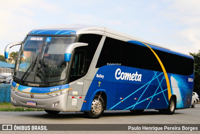 Viação Cometa 18534 na cidade de São Paulo, São Paulo, Brasil, por Paulo Henrique Pereira Borges. Número da foto: #13255727.