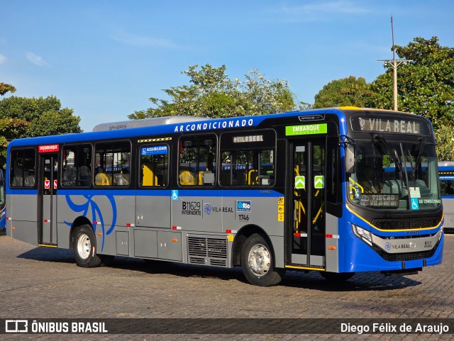 Viação Vila Real B11629 na cidade de Rio de Janeiro, Rio de Janeiro, Brasil, por Diego Félix de Araujo. Número da foto: #13254296.