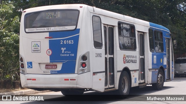 Transcooper > Norte Buss 2 6163 na cidade de São Paulo, São Paulo, Brasil, por Matheus Mazzoni. Número da foto: #13253454.