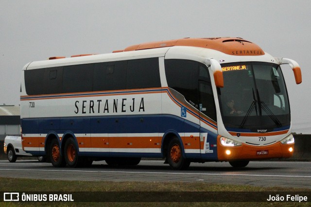 Viação Sertaneja 730 na cidade de Canas, São Paulo, Brasil, por João Felipe. Número da foto: #13254300.