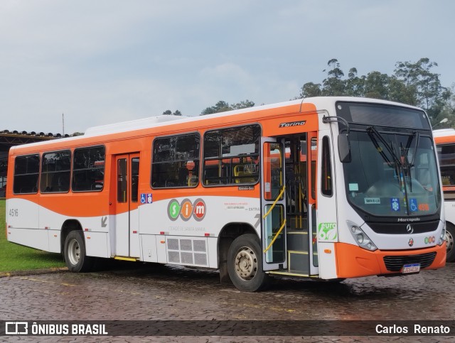 Expresso Medianeira 4516 na cidade de Santa Maria, Rio Grande do Sul, Brasil, por Carlos  Renato. Número da foto: #13253572.
