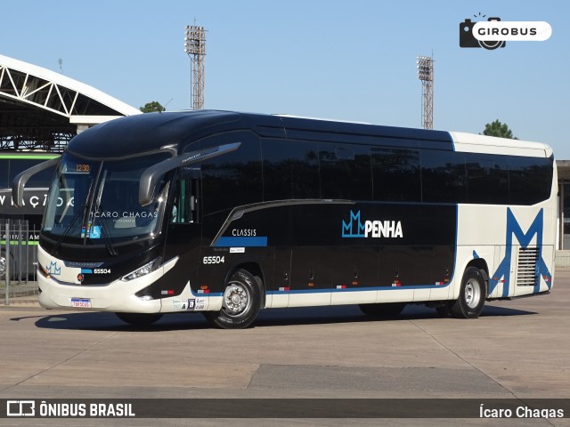 Empresa de Ônibus Nossa Senhora da Penha 65504 na cidade de Curitiba, Paraná, Brasil, por Ícaro Chagas. Número da foto: #13255128.