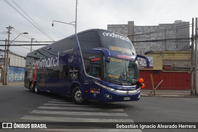 Andimar 371 na cidade de Estación Central, Santiago, Metropolitana de Santiago, Chile, por Sebastián Ignacio Alvarado Herrera. Número da foto: #13256228.