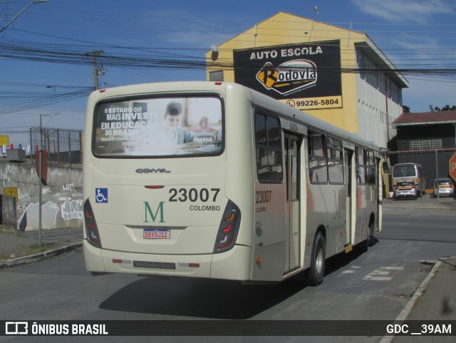 Viação Colombo 23007 na cidade de Colombo, Paraná, Brasil, por GDC __39AM. Número da foto: #13254711.