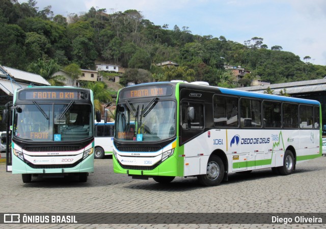 Viação Dedo de Deus 1061 na cidade de Teresópolis, Rio de Janeiro, Brasil, por Diego Oliveira. Número da foto: #13255641.