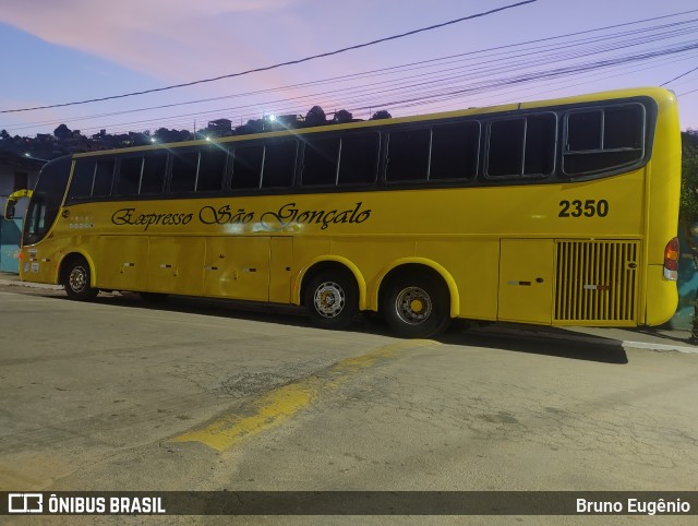 Expresso São Gonçalo 2350 na cidade de Ladainha, Minas Gerais, Brasil, por Bruno Eugênio. Número da foto: #13253727.