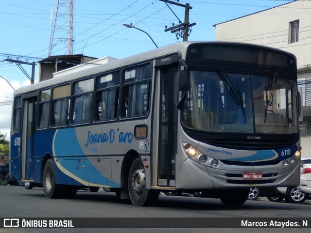 Viação Joana D´arc 6110 na cidade de Linhares, Espírito Santo, Brasil, por Marcos Ataydes. N. Número da foto: #13254662.