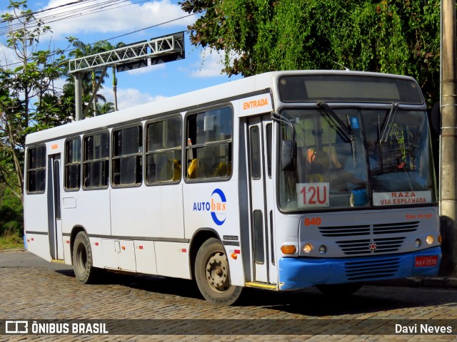 São Jorge Auto Bus 840 na cidade de Ponte Nova, Minas Gerais, Brasil, por Davi Neves. Número da foto: #13255900.