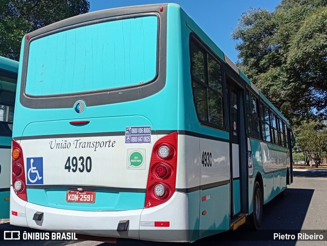 UTB - União Transporte Brasília 4930 na cidade de Brazlândia, Distrito Federal, Brasil, por Pietro Ribeiro. Número da foto: #13253836.
