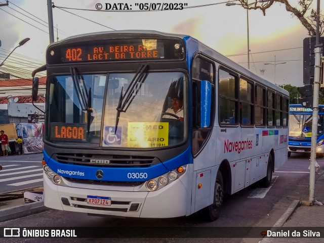 Consórcio Navegantes - 03 > Empresa de Transportes São Sebastião 03050 na cidade de João Pessoa, Paraíba, Brasil, por Daniel da Silva. Número da foto: #13254265.