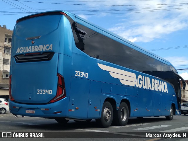 Viação Águia Branca 33340 na cidade de Linhares, Espírito Santo, Brasil, por Marcos Ataydes. N. Número da foto: #13254644.