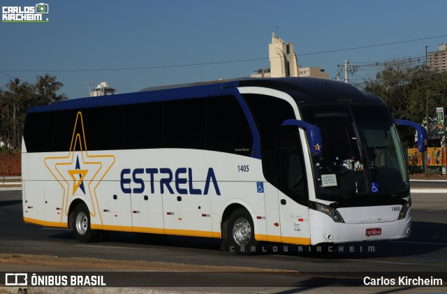 Viação Estrela 1405 na cidade de Goiânia, Goiás, Brasil, por Carlos Kircheim. Número da foto: #13255412.