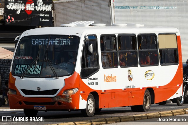 Transuni Transportes CC-001 na cidade de Belém, Pará, Brasil, por Joao Honorio. Número da foto: #13253634.