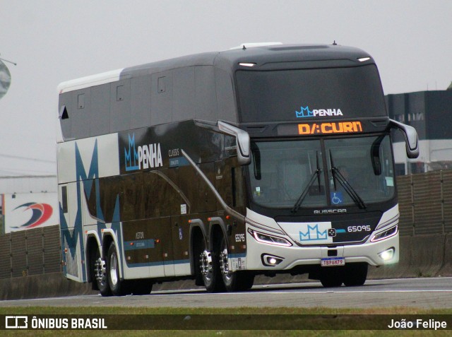 Empresa de Ônibus Nossa Senhora da Penha 65095 na cidade de Canas, São Paulo, Brasil, por João Felipe. Número da foto: #13254472.