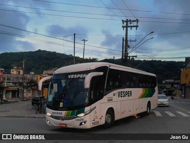 Vesper Transportes 11036 na cidade de Guarujá, São Paulo, Brasil, por Jean Gu. Número da foto: #13255084.