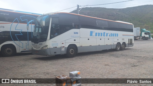 Emtram 3690 na cidade de Milagres, Bahia, Brasil, por Flávio  Santos. Número da foto: #13253685.