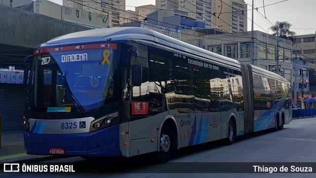 Next Mobilidade - ABC Sistema de Transporte 8325 na cidade de Santo André, São Paulo, Brasil, por Thiago de Souza. Número da foto: #13254652.