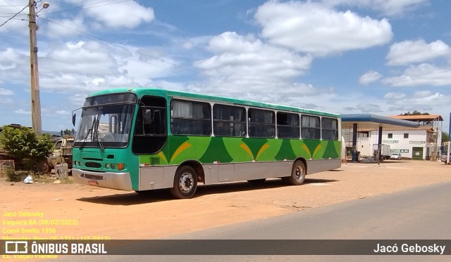 Ônibus Particulares 5913 na cidade de Iraquara, Bahia, Brasil, por Jacó Gebosky. Número da foto: #13255213.