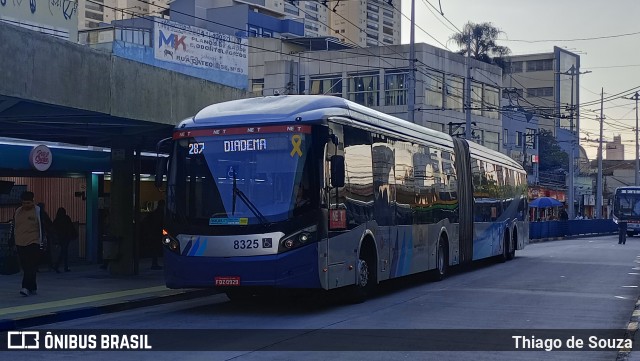 Next Mobilidade - ABC Sistema de Transporte 8325 na cidade de Santo André, São Paulo, Brasil, por Thiago de Souza. Número da foto: #13254636.