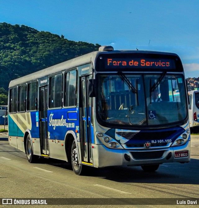 Auto Ônibus Fagundes RJ 101.150 na cidade de Niterói, Rio de Janeiro, Brasil, por Luis Davi. Número da foto: #13255036.