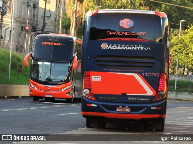 Expresso Adamantina 11070 na cidade de Ribeirão Preto, São Paulo, Brasil, por Igor Policarpo. Número da foto: #13255931.