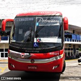 Empresa de Ônibus Pássaro Marron 5821 na cidade de Aparecida, São Paulo, Brasil, por Isaias Ralen. Número da foto: #:id.