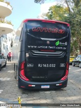 Transportes Única Petrópolis RJ 163.032 na cidade de São Lourenço, Minas Gerais, Brasil, por Carlos  Oliveira Rauch. Número da foto: #13253118.