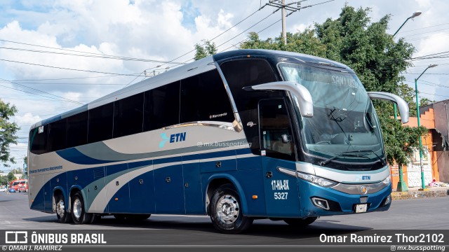 ETN - Enlaces Terrestres Nacionales 5327 na cidade de Gustavo A. Madero, Ciudad de México, México, por Omar Ramírez Thor2102. Número da foto: #13257650.