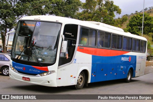 Viação Riodoce 61401 na cidade de Caratinga, Minas Gerais, Brasil, por Paulo Henrique Pereira Borges. Número da foto: #13257930.
