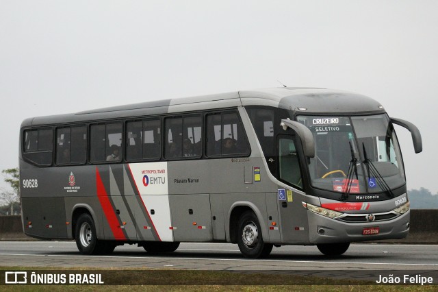 Empresa de Ônibus Pássaro Marron 90628 na cidade de Canas, São Paulo, Brasil, por João Felipe. Número da foto: #13256624.