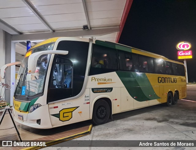 Empresa Gontijo de Transportes 15035 na cidade de São Sebastião da Bela Vista, Minas Gerais, Brasil, por Andre Santos de Moraes. Número da foto: #13257202.