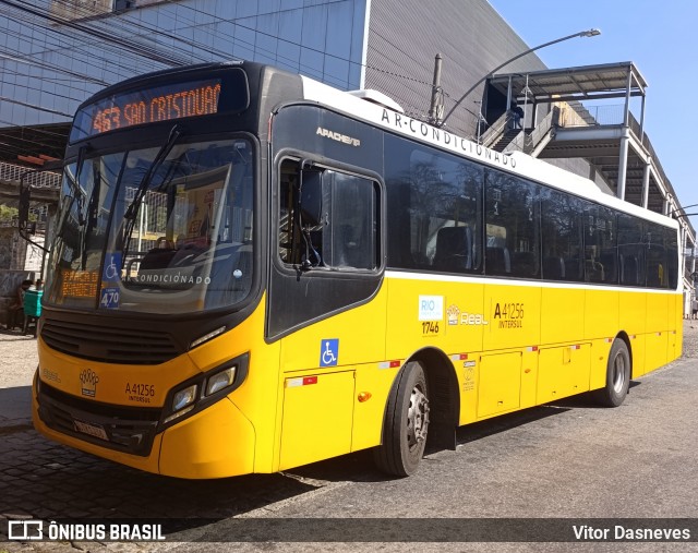 Real Auto Ônibus A41256 na cidade de Rio de Janeiro, Rio de Janeiro, Brasil, por Vitor Dasneves. Número da foto: #13256653.