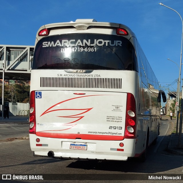 S. M. Arcanjo Turismo 2913 na cidade de Jandira, São Paulo, Brasil, por Michel Nowacki. Número da foto: #13258349.