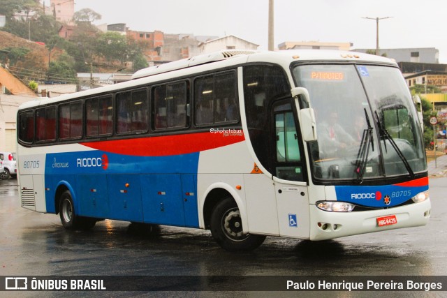 Viação Riodoce 80705 na cidade de Caratinga, Minas Gerais, Brasil, por Paulo Henrique Pereira Borges. Número da foto: #13257934.
