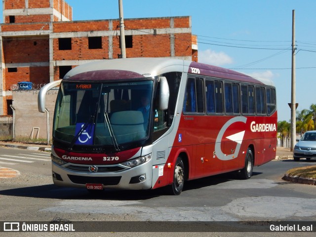 Expresso Gardenia 3270 na cidade de Passos, Minas Gerais, Brasil, por Gabriel Leal. Número da foto: #13257826.