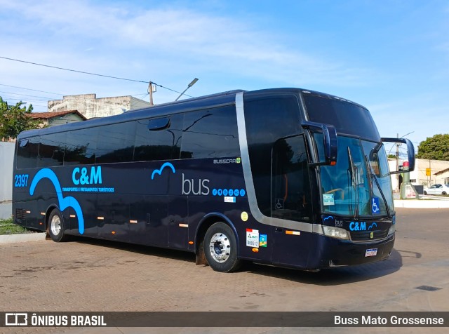 C&M Transportes e Fretamentos Turisticos 2397 na cidade de Cuiabá, Mato Grosso, Brasil, por Buss Mato Grossense. Número da foto: #13257585.