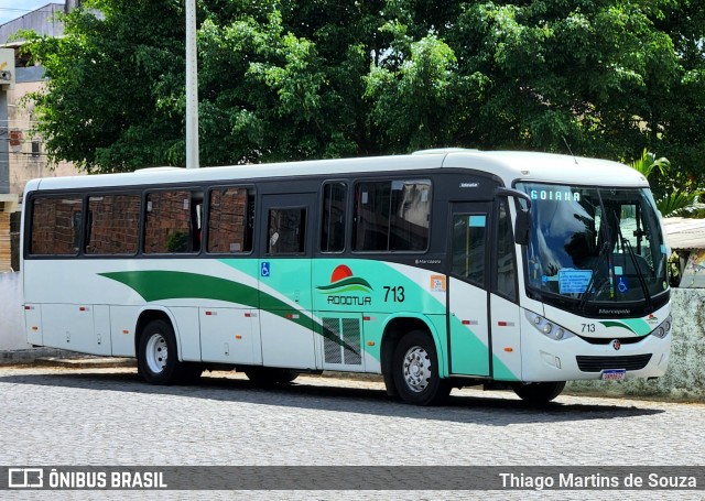 Rodotur Turismo 713 na cidade de Goiana, Pernambuco, Brasil, por Thiago Martins de Souza. Número da foto: #13257148.