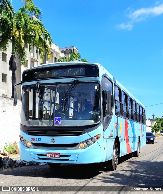 Maraponga Transportes 26413 na cidade de Fortaleza, Ceará, Brasil, por Jonathan Nunes. Número da foto: #13256733.