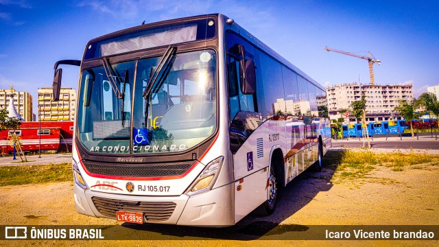 Auto Viação ABC RJ 105.017 na cidade de Niterói, Rio de Janeiro, Brasil, por Icaro Vicente brandao. Número da foto: #13256488.
