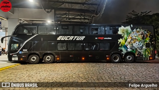 Eucatur - Empresa União Cascavel de Transportes e Turismo 6022 na cidade de Joinville, Santa Catarina, Brasil, por Felipe Arguelho. Número da foto: #13256457.